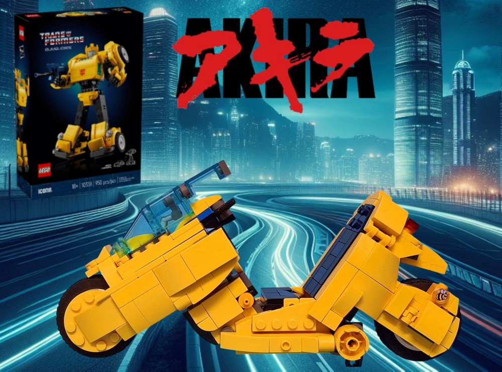 Lego Akira Bike (Akira Anime/movie), alternative creation of set 10338: Bumblebee