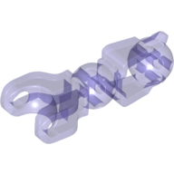 Lego Large Figure Skeletal, Limb with 2 Ball Joints, and Ball Socket / Trans-Purple