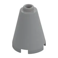 Cone 2 x 2 x 2, Open Stud / Light Bluish Gray