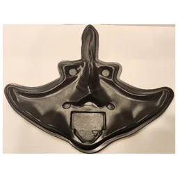 Baseplate Raised 35 x 42 x 4.5 Stingray with Depression for 6140 / 6109 Submarine / Black