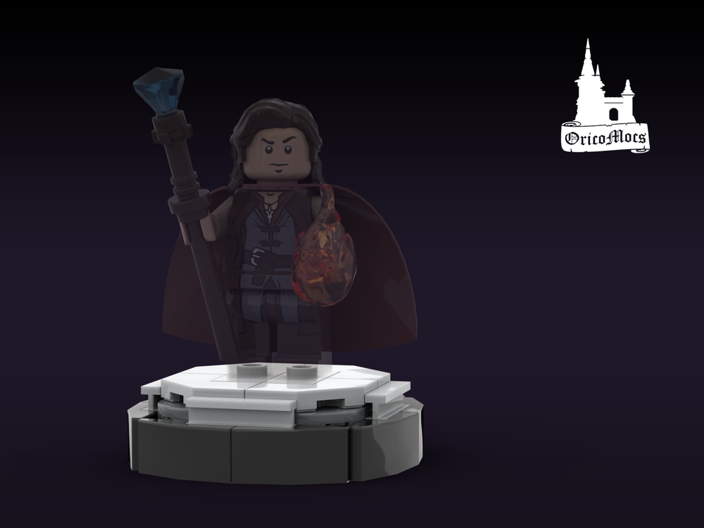 Lego D&D Minifigure Stand