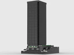 Safeco Plaza at 1/650th Scale