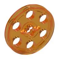 Technic Wedge Belt Wheel [aka Pulley] / Trans-Orange