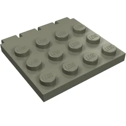 Hinge Vehicle Roof 4 x 4 / Dark Gray