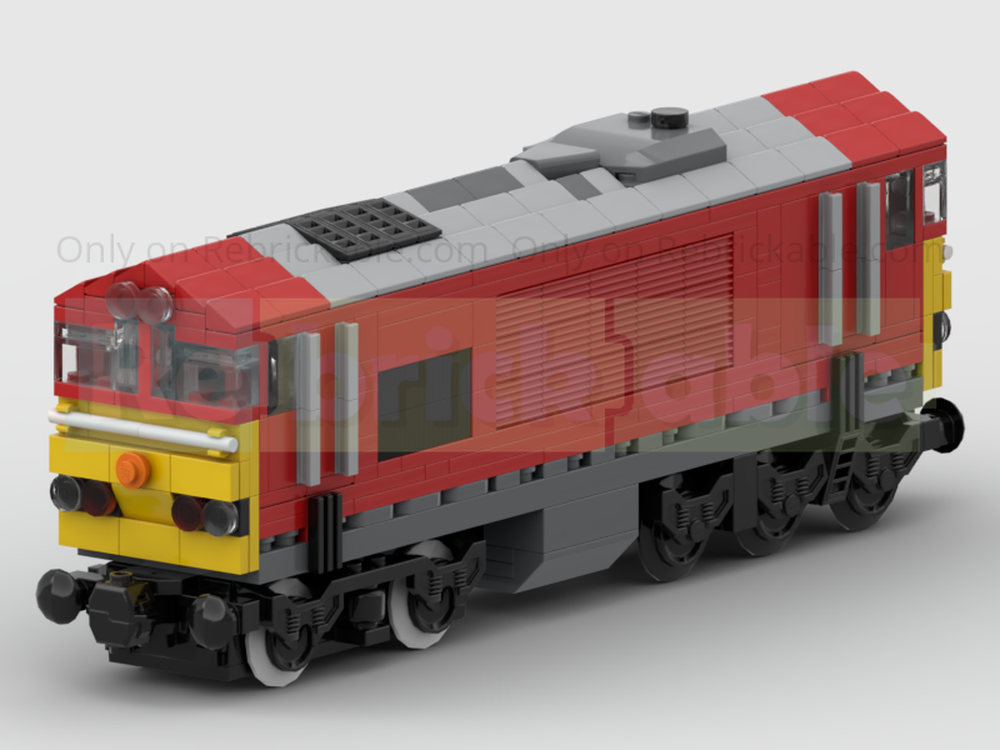 Lego BR Class 66 Diesel Locomotive Train In Deutsche Bahn (DB) Livery