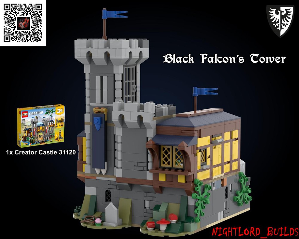 Lego Black Falcon's Tower Keep 31120-1 Alt. Build