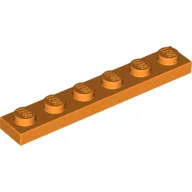 Plate 1 x 6 / Orange