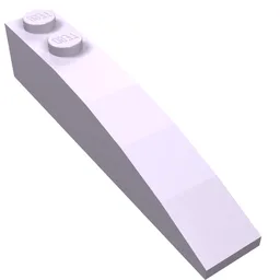 Brick Curved 6 x 1 / Lavender