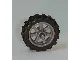 Wheel 15mm D. x 6mm City Motorcycle with Black Tire 21mm D. x 6mm City Motorcycle (50862 / 50861) / Dark Bluish Gray
