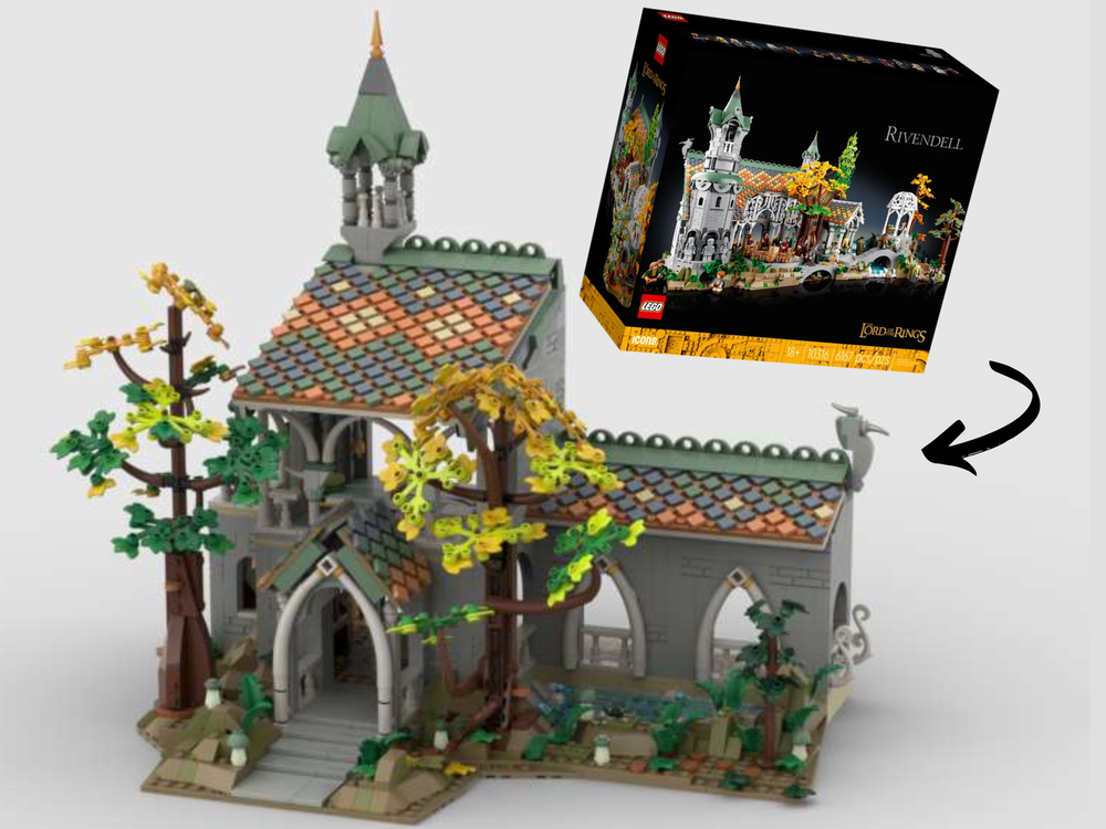 Lego Rivendell - Woodland Pavilion