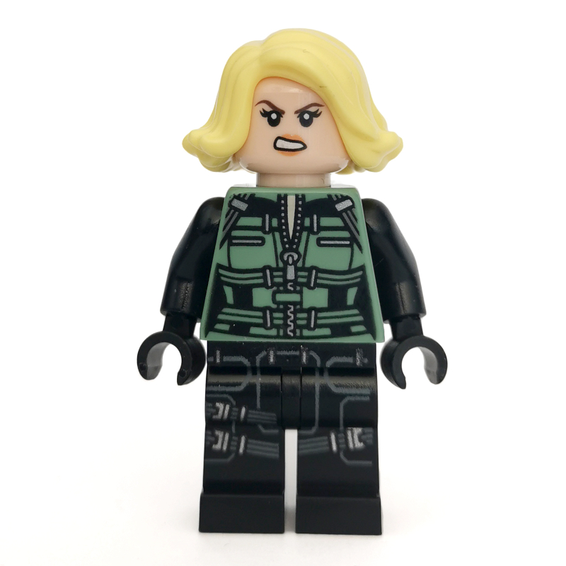 Lego Black Widow, Bright Light Yellow Hair