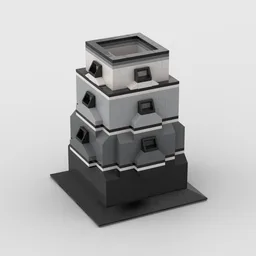 Square Vase for #10280 Flower Bouquet