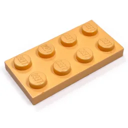 Plate 2 x 4 / Warm Yellowish Orange