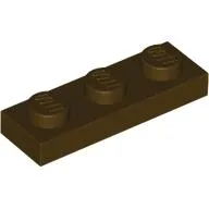 Plate 1 x 3 / Dark Brown