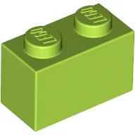 Brick 1 x 2 / Lime
