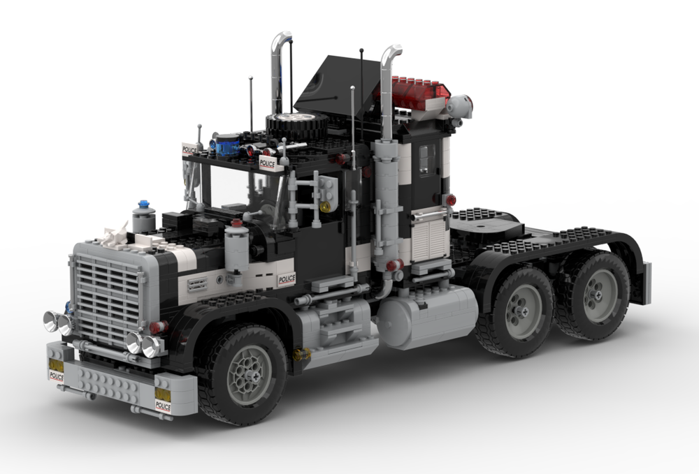 Lego Giant Police Truck 5571 White Cat
