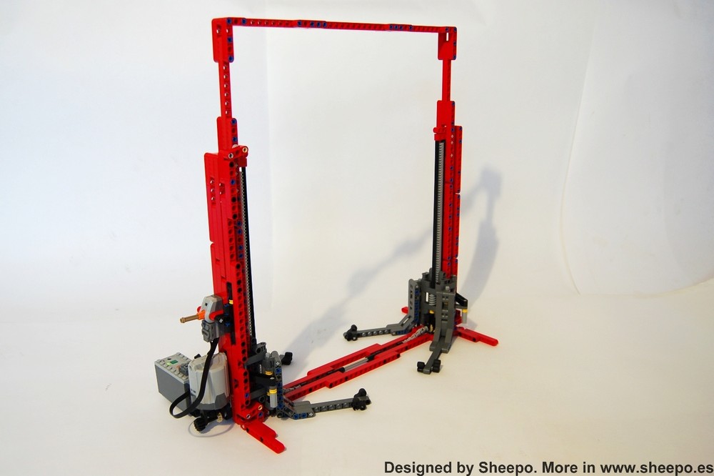 Lego Car Lift (1:12 scale)