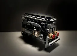 6 cylinder in-line engine