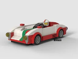 White sport car