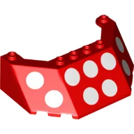 Windscreen 5 x 8 x 2 with White Dots Print