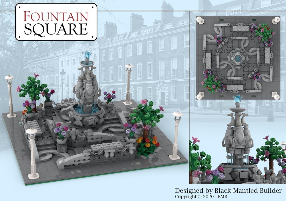 Lego Fountain Square