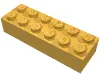 Brick 2 x 6 / Bright Light Orange