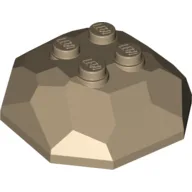 Rock Boulder 4 x 4, Top / Dark Tan