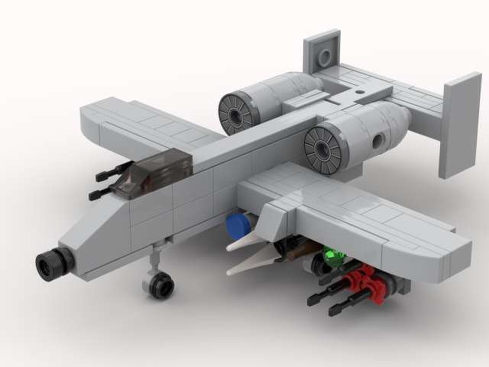Lego A-10 Thunderbolt (''Warthog'') mini v6 [Remastered]