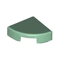 Tile Round 1 x 1 Quarter / Sand Green