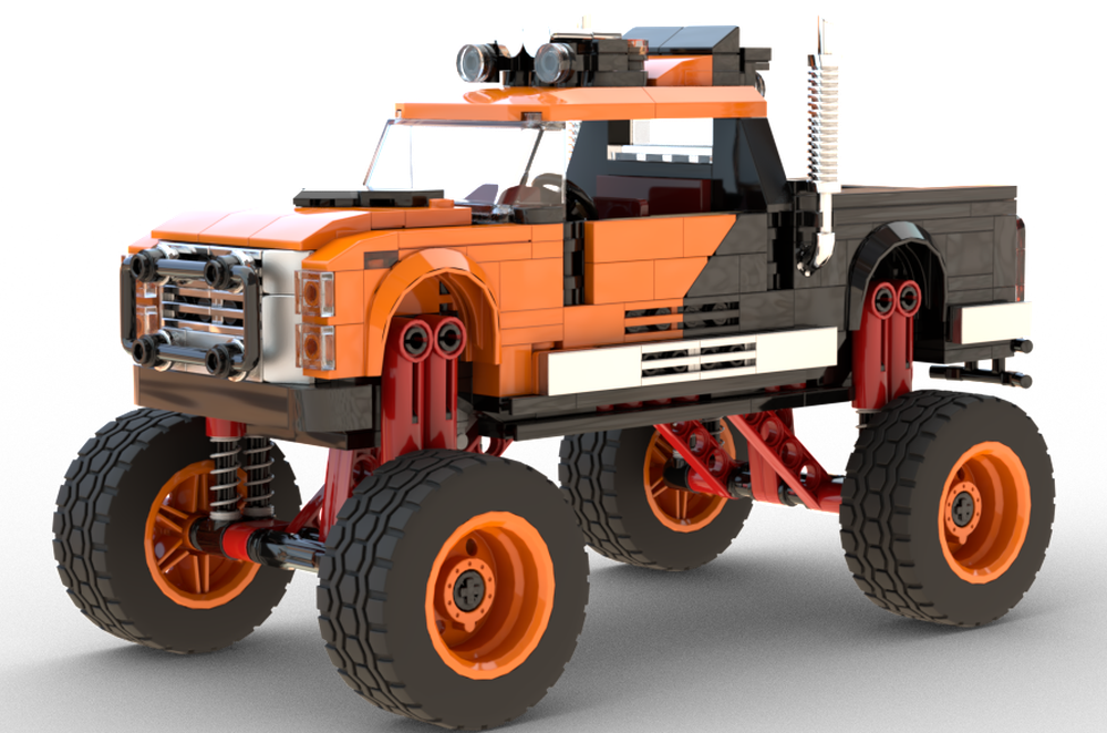 Lego Lifted Truck