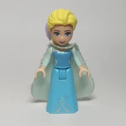Elsa - Light Aqua Glitter Cape, Bow