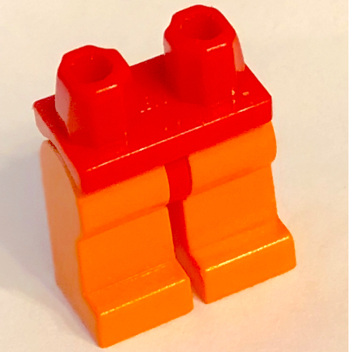 Lego Hips and Orange Legs / Red