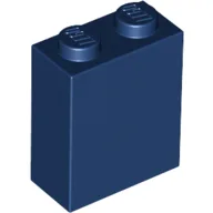 Brick 1 x 2 x 2 with Inside Axle Holder / Dark Blue