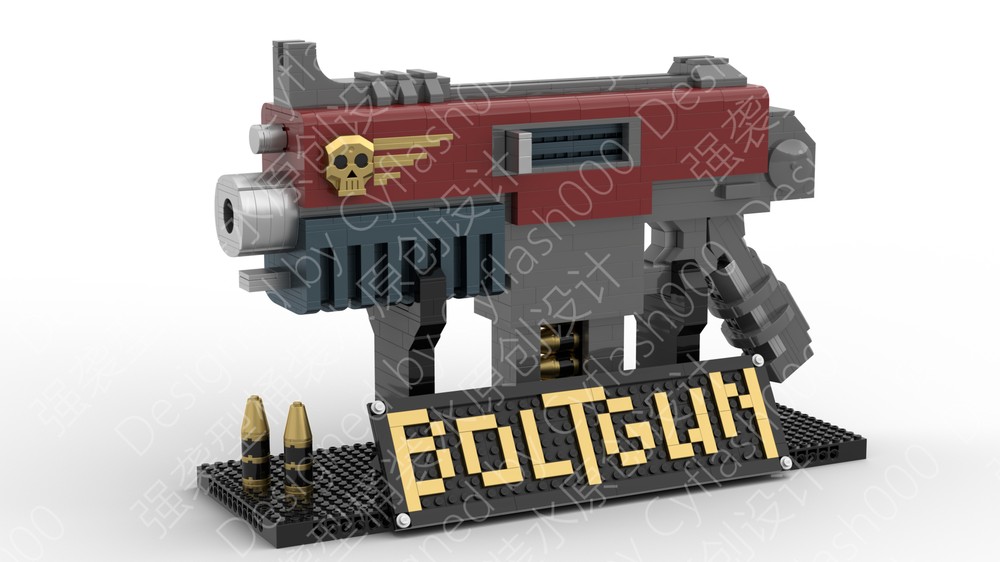 Lego Space Marines Bolt Gun from Warhammer 40K