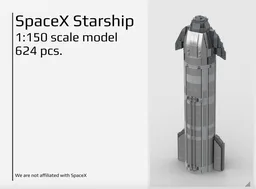 SpaceX Starship 1:150 Scale
