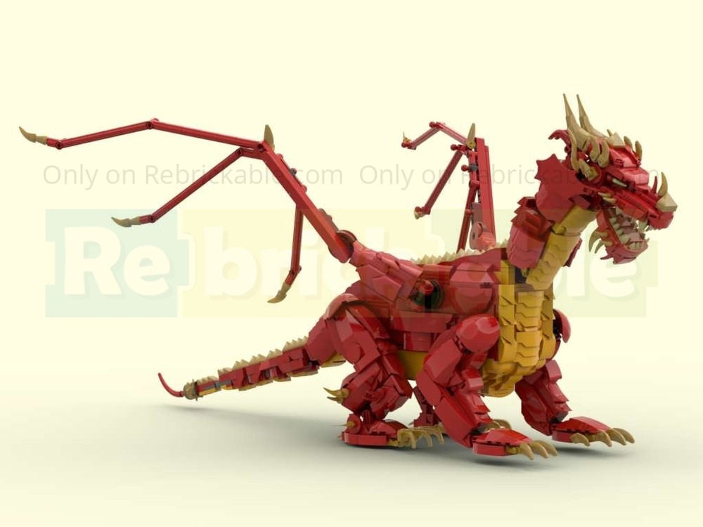 Lego Red Dragon (Fire)