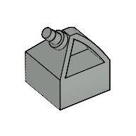 Lego Steering Wheel Holder 2 x 2 / Light Gray