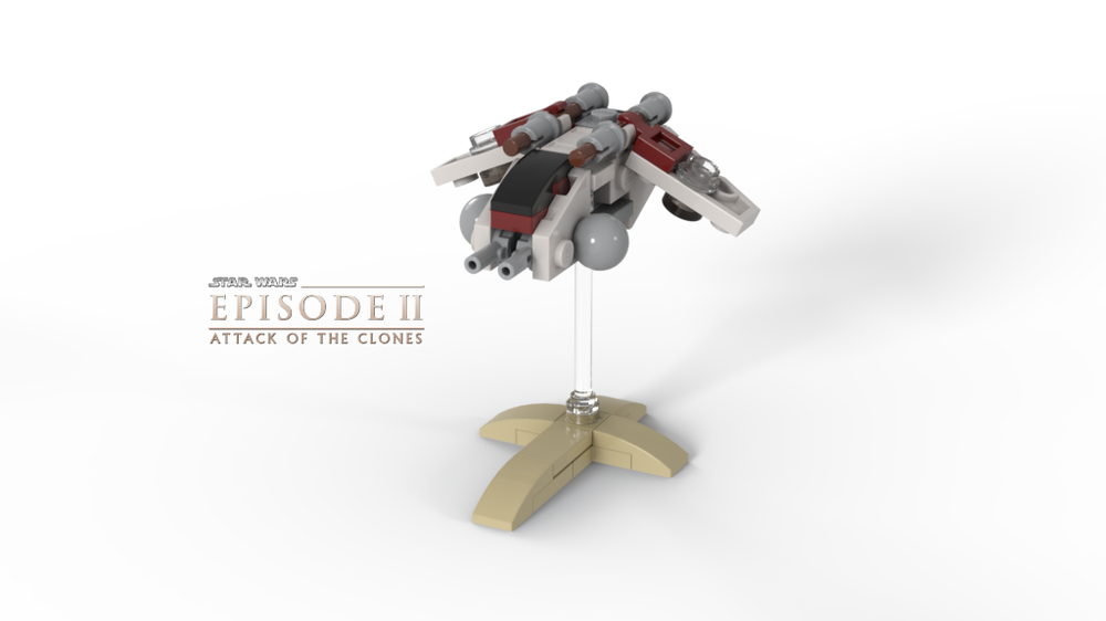 Lego Nano Size LAAT/i Republic Gunship