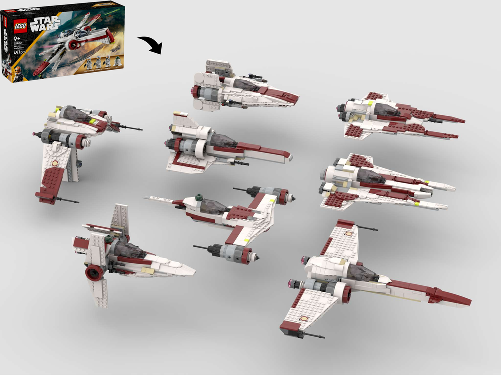 Lego 8-in-1 Alternate Builds Bundle - 75402 ARC-170 Starfighter