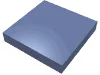 Tile 2 x 2 with Groove / Sand Blue