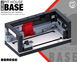 77259 F1 Pit House Show Base