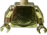 Torso SW C-3PO Pattern / Chrome Gold Arms / Chrome Gold Hands