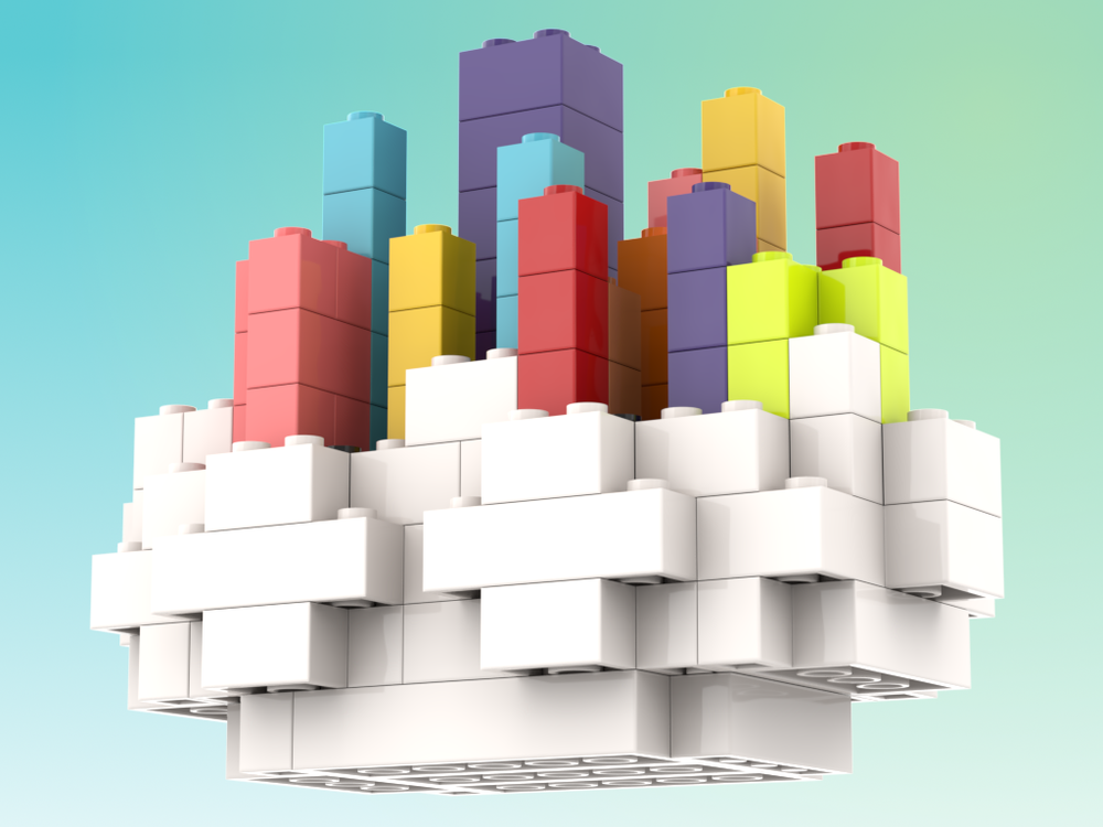 Lego City in the Clouds