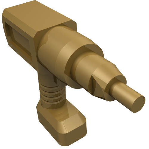 Lego Tool Drill / Impact Wrench, Cordless Electric / Pearl Gold