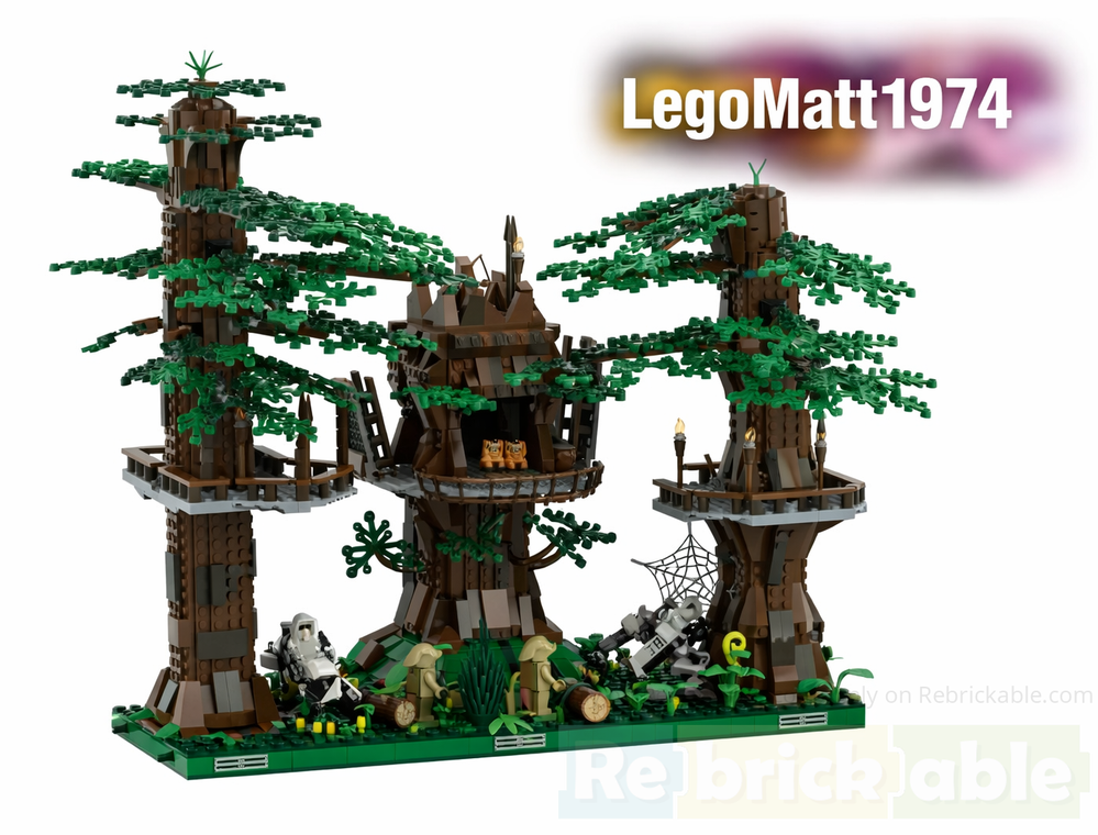 Lego Ewok Village Modular