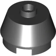 Brick Round 2 x 2 Truncated Cone / Black