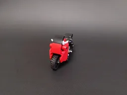Tiny Red Motorcycle