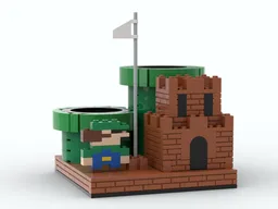 Pencil Holder Super Mario - Luigi version