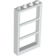 Window 1 x 4 x 6 Frame with 3 Panes / White