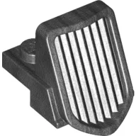 Grille 1 x 2 x 2 2/3 Sloping / Pearl Titanium